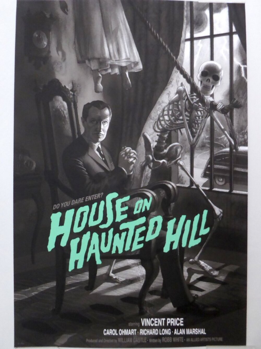 NEW LE #101/110 HOUSE ON HAUNTED HILL BY JONATHAN BURTON VINCENT PRICE MONDO ART